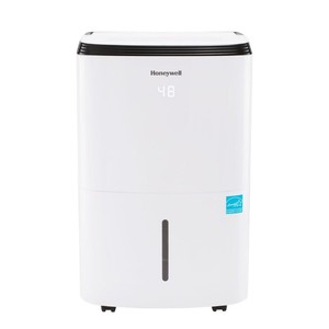 lot 5386030 image: Honeywell TP70WKN 50 Pint (70 Pint 2019 DOE Standard) Energy Star Portable Dehumidifier with Mirage Display - Retail $375