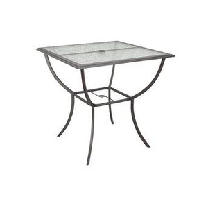 lot 5386031 image: Style Selections Glenn Hill Square Outdoor Bar Height Table - Retail $179