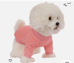 lot 5386063 image: MOIRIG Dog Sweater, Dog Sweater size L - Retail $8