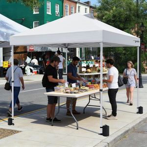 lot 5386091 image: GVDV 10x10 Pop up Commercial Canopy Tent, Waterproof & Portable Outdoor Shade - Retail $79