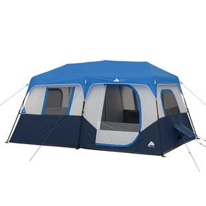 lot 5386096 image: Ozark Trail 13  x 9  8-Person Cabin Tent with LED Lighted Poles  32 lbs - Retail $300