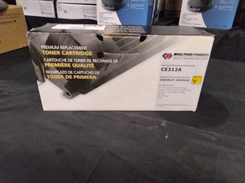 lot 5386035 image: Yellow Toner Cartridge Replacement for HP 126A, OD126AY - Retail $68