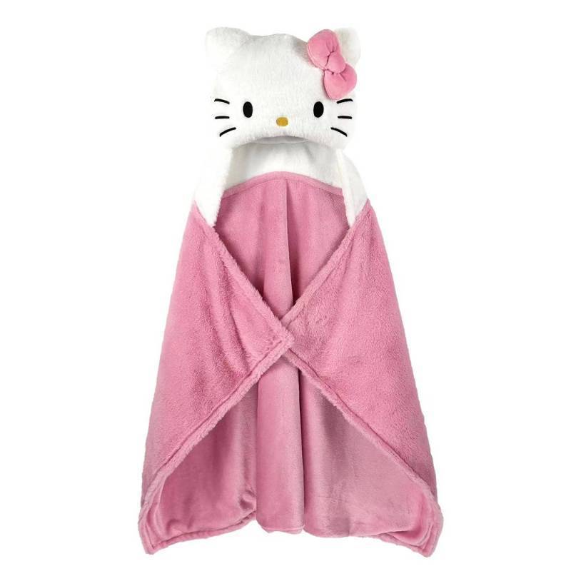 lot 1021 image: Hello Kitty Kids Hooded Blanket