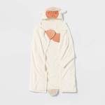 Sheep Kids' Hooded Blanket White - Pillowfortâ¢