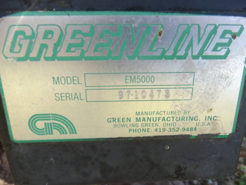 Greenline em5000 post hole shop digger