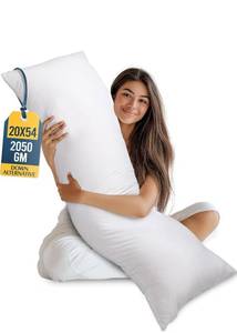 lot 4443 image: Utopia Bedding Full Body Pillow for Adults (White, 20 x 54 Inch), Long Pillow Insert for Sleeping, Ideal for Side Sleepers