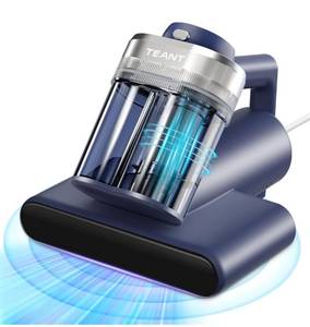 lot 4449 image: Mattress Vacuum Bed Vacuum Cleaner with 253.7nm UV-C Light, Hyper Helix Motor with 16kPa Strong Suction &amp 33000 RPMMin Tapping, HEPA Filter, 149F Heat &amp Ultrasonic &amp Anion for Bed and Pet.