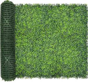 lot 4454 image: Artificial Ivy Privacy Fence Screen,128x 48 (43 SQFT) UV-Anti Faux Boxwood Roll Grass Wall Panels for Patio Balcony Privacy, Garden, Backyard Greenery Wall Backdrop Decor