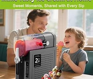 lot 4411 image: roaaee slushie & ice cream maker