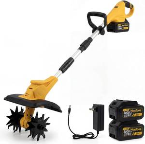 lot 4436 image: mojotools cordless tiller cultivator