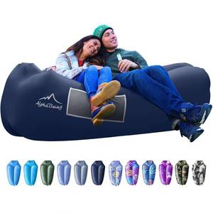 lot 4567 image: AlphaBeing Inflatable Lounger Beach Chair Accessories, Air Sofa Hammock Inflatable Couch for Camping Backyard Lakeside with Compression Sacks, Ideal Outdoor Gifts for Adults