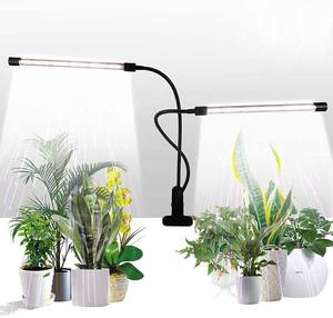 lot 4568 image: GHodec Grow Light,Full Spectrum White 84 LED Clip Plant Lights for Indoor Plants Growing, 4812H Timer & 5 Dimmable Levels