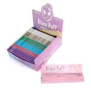 lot 4624 image: yacool 25 Pack 110MM Kingsizeslim 7 Colors Rolling Paper with 1 Tips, 825 Premium Colored Cigarette Paper, Ultra-thin and Slow Burning Smoking Accessories