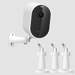 lot 4625 image: 3 Pack Security Camera Wall Mount for Arlo Pro, Arlo Pro 2, Arlo Ultra, Arlo Pro 3, Arlo Essential Spotlight Camera, Adjustable Security IndoorOutdoor Mounting Bracket