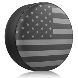 lot 4678 image: Spare Tire Cover for RV Trailer, Waterproof Leather Wheel Cover with American USA Flag, Camper Spare Tire Cover Fit for Jeep Wrangler Rv SUV Truck Travel Trailer 14