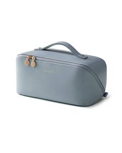 lot 4684 image: EACHY Travel Makeup Bag,Large Capacity Cosmetic Bags for Women,Portable Pouch Open Flat Toiletry Bag Make up Organizer with Divider and Handle