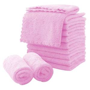lot 4687 image: MOONQUEEN Microfiber Facial Cloths Fast Drying Washcloth 12 Pack - Premium Soft Makeup Remover Cloths - Frozen Berry