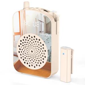 lot 4724 image: PRUNUS A10 Voice Amplifier Wireless with Lavalier Microphone Charging &Storage,Portable Voice Amplifier with Laple Mic Speaker,Mini Voice Amplifier for Classroom,Speech,Training Outdoor (Beige)