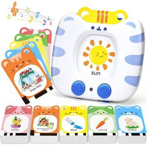 lot 4731 image: JoyCat Talking Flash Cards for Toddlers 3-5, 314 Words with Durable Thick Cards & Clear Audio, Easy to Slide in and Out, Speech Therapy Toys, Birthday Gifts for Boys Girls