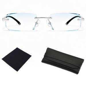 lot 4747 image: 2026 New Clarity Blue Glasses, Clarity Multifunctional Smart Blue Glasses, Automatic Adjustment Eye Reading Glass for MenWomen with Case and Glasses Cloth