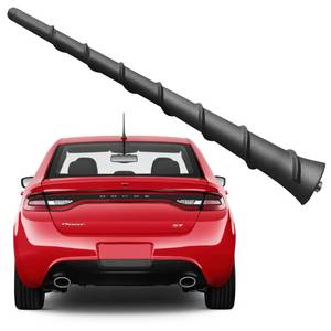 lot 4751 image: 8 Inch Antenna for Dodge Dart (2013-2016), Flexible Rubber Dodge Dart Antenna Mast Replacement - Part Number 68297936AA