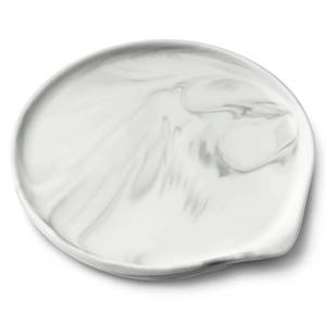 lot 4757 image: Oversized Spoon Rest,Ceramic Spoon Rest for Kitchen Counter Dishwasher Safe Marble Decor Spoon Holder for Kitchen,7 Inches
