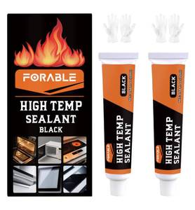 lot 4810 image: FORABLE High Temperature Silicone Sealant High Temp Gasket Sealer Adhesive for Cooktops, Appliance Glass & Automotive