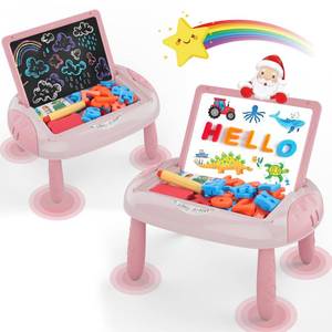 lot 4816 image: Cokzer Toys for 1-2 Year Old Girls, Toddler Girl Toy with Magnetic Letters and Numbers, Learning and Educational Toys for 1 2 Year Old, Girls Birthday (Pink Red)