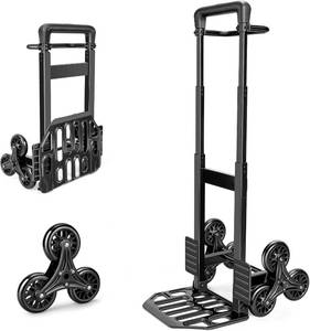lot 142055 image: Retails for $119 KEDSUM 460 LBS Stair Climbing Dolly, Folding Dolly Cart with Wheels for Stairs, Telescoping Handle & 100% Thickened Steel Stair Climbing Cart for Warehouses, Homes, and Offices, Height 49.2 inch