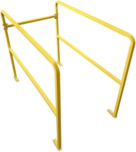 lot 142066 image: Retails for $299 Contemporary Stairways Attic Guard - Adjustable Width Safety Railing for Attic Openings