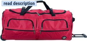 lot 142052 image: Rockland Rolling Duffel Bag, Black, 40