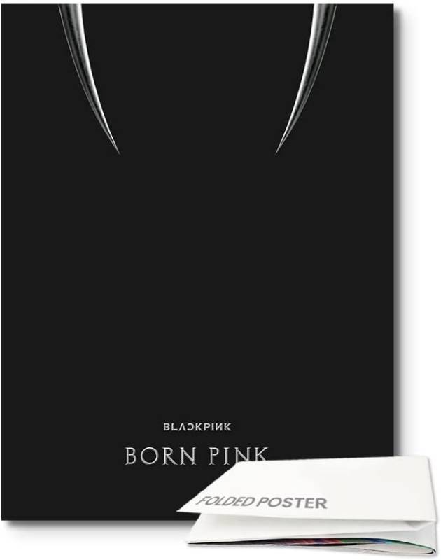 lot 161280 image: Dreamus BORNPINK 2nd ALBUM BORN PINK BOX SET BLACK ver.  Pre-order Folded poster (YGP0181)