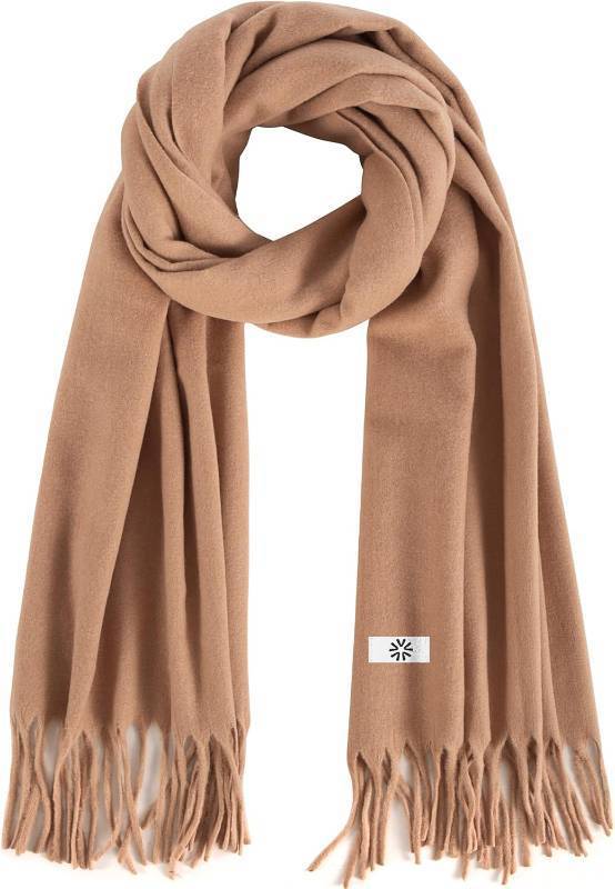 lot 171170 image: Womens Winter Plaid Scarf Warm Thick Long Shawl Soft Knit Perfect Cold Weather Gift