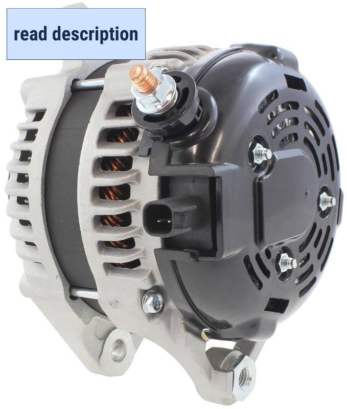 lot 101483 image: Retails for $279 Replacement Parts for 12V 160 amp Alternator for Chrysler Town & Country Dodge Caravan VW Routan Mod-UR26Q-8676