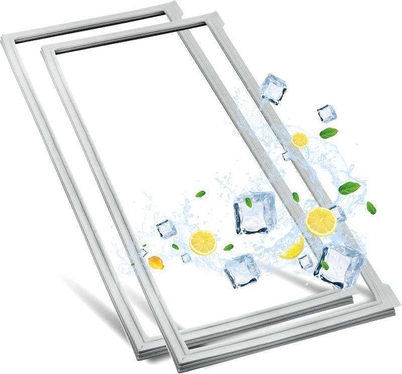 lot 401275 image: W10830162 Refrigerator Door Seal, 1-Pack W10830162 French Refrigerator Door Gasket Compatible with Whirlpool etc, Fit Model WRF535SMBW00, KBFS20EVMS13, Replaces 12723206AP W10179332, 39.7 x 16.9