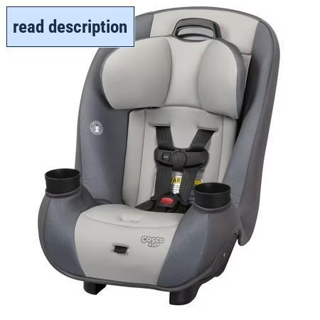 lot 111556 image: Cosco Kids Entrada Infant and Toddler Convertible Car Seat, Shady Day, Grey