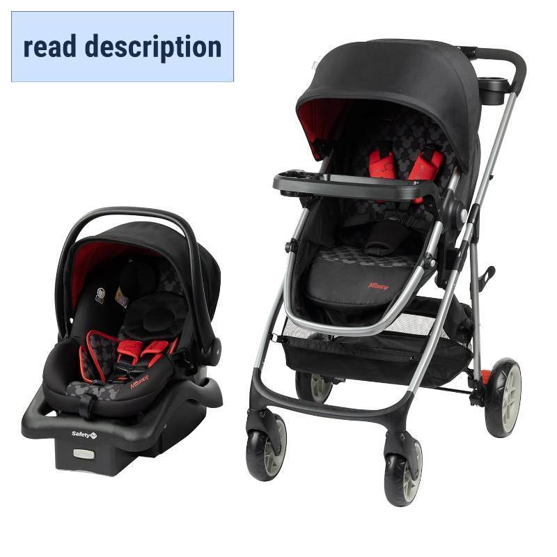 lot 111561 image: Retails for $450 Disney Baby Mickey Mouse Grow and Go Modular Travel System, Simply Mickey