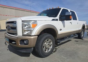lot 1 image: 2012 Ford F-350 Super Duty 4WD  White