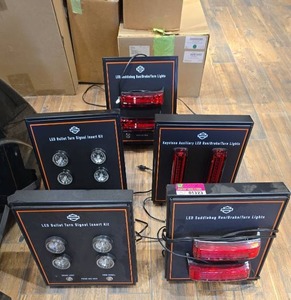 lot 1323 image: Harley-Davidson LED Lighting Display Collection - 5 Total