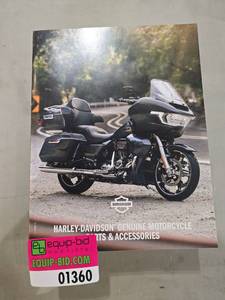 lot 1360 image: (4) 2025 Harley-Davidson Parts & Accessories Catalogs