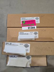 lot 1366 image: Harley-Davidson OEM Parts Lot - Multiple Components