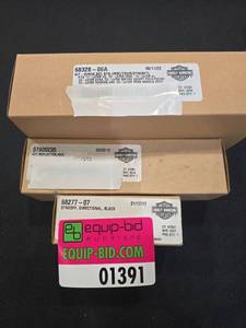 lot 1391 image: Harley-Davidson Parts Lot - Security System, Reflector, and Directional Standoff