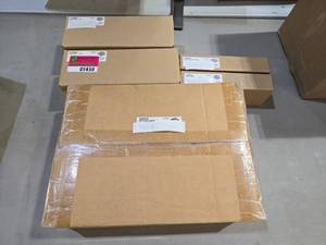 lot 1450 image: Harley-Davidson Parts Lot - Chrome Engine Guard and Medallion Inserts