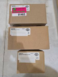 lot 1483 image: Harley-Davidson OEM Parts Lot - 3 Total