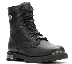 lot 9062 image: Harley-Davidson Combat Motorcycle Boots - Size 12M