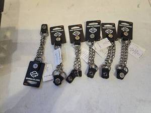 lot 9068 image: Harley-Davidson Vest Extender Chain Set - 6 Pairs