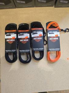 lot 9089 image: (4) Harley-Davidson 6-Foot Tactical Pet Leash