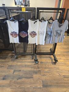 lot 9095 image: (6) Harley-Davidson Logo Tank Tops - Size Sm &amp Med
