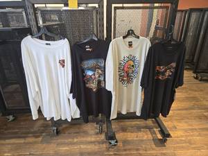 lot 9111 image: (4) Harley-Davidson Magic City Long Sleeve T-Shirts - Size 5XL