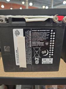 lot 9162 image: Harley-Davidson OEM Motorcycle Battery 65989-90B
